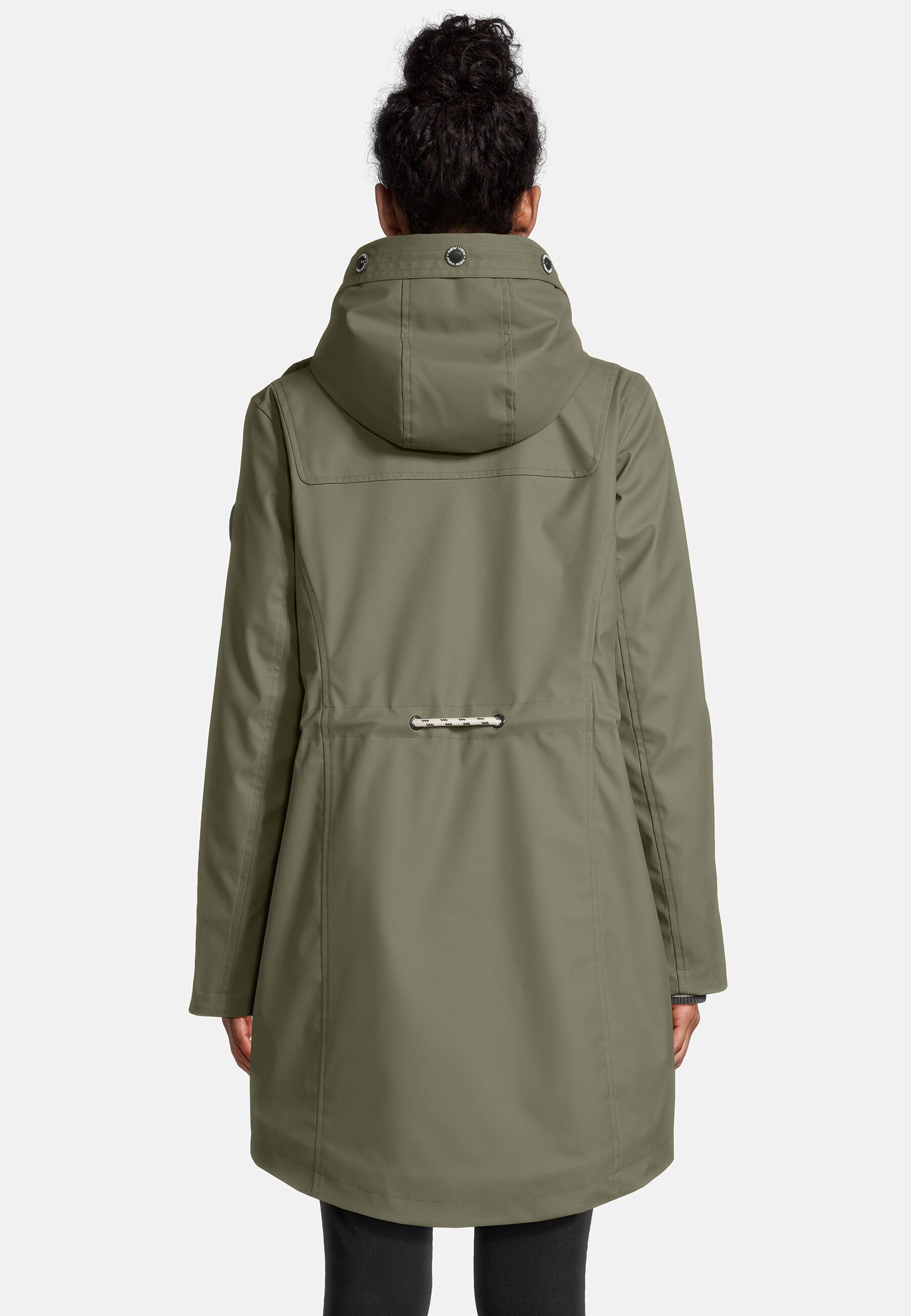 New View Regenjacke Lillie mit weitenregulierbarer Kapuze