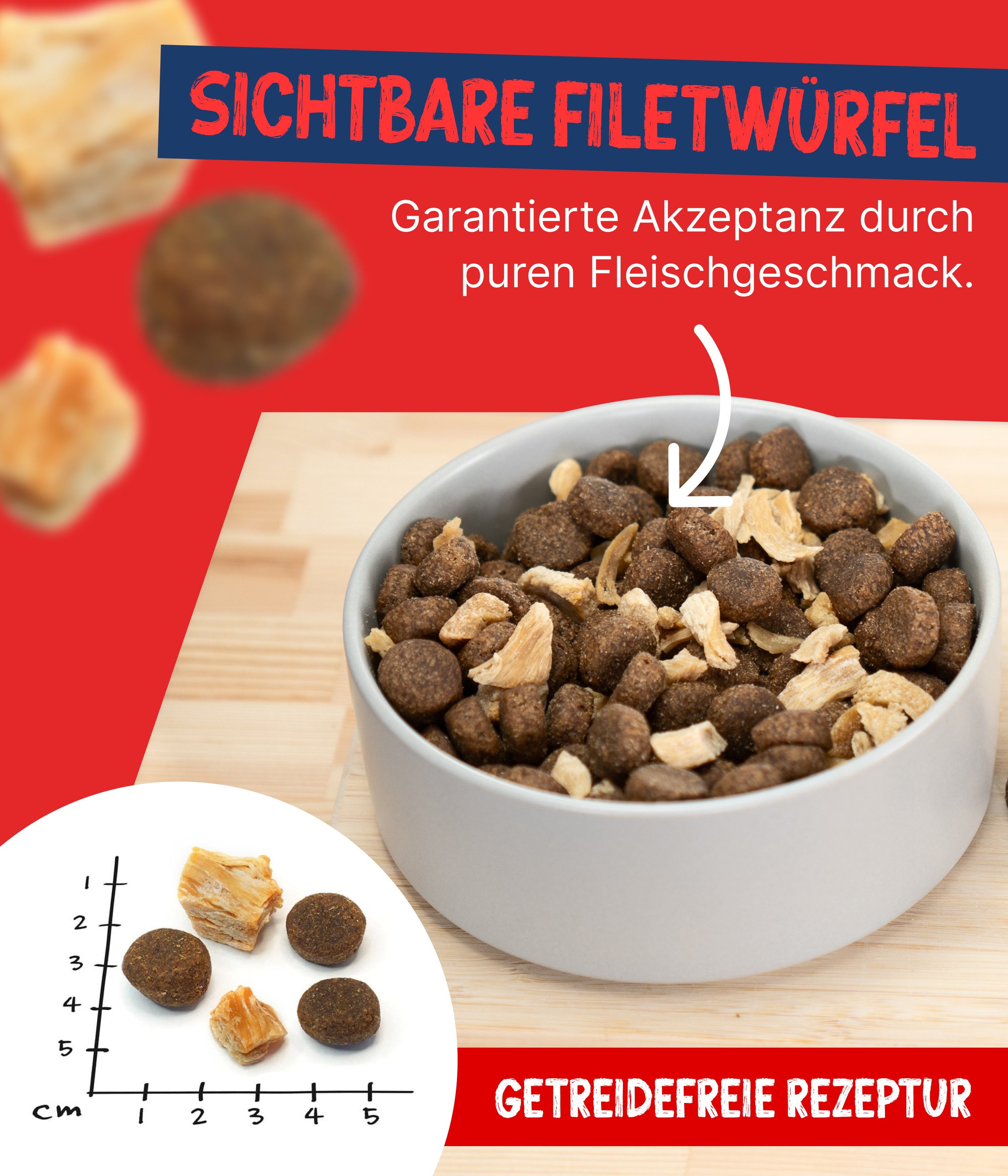NutriQM Trockenfutter Twice Nice Adult Rind & Huhn, Trockenfutter für: Hunde