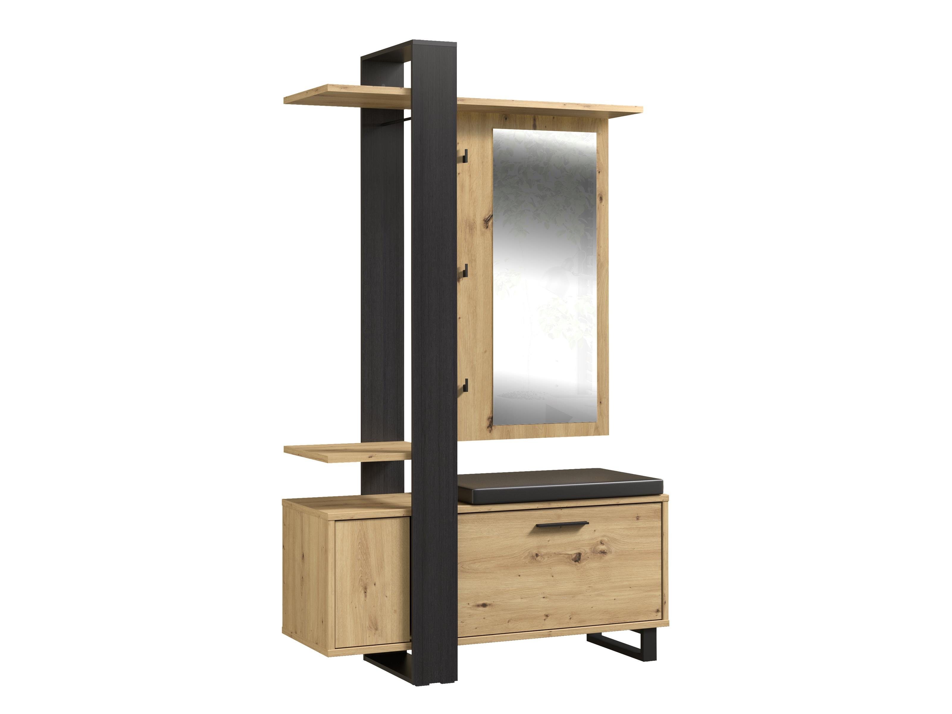 FORTE Kompaktgarderobe 119,8 x 198,2 x 43 cm (B/H/T)