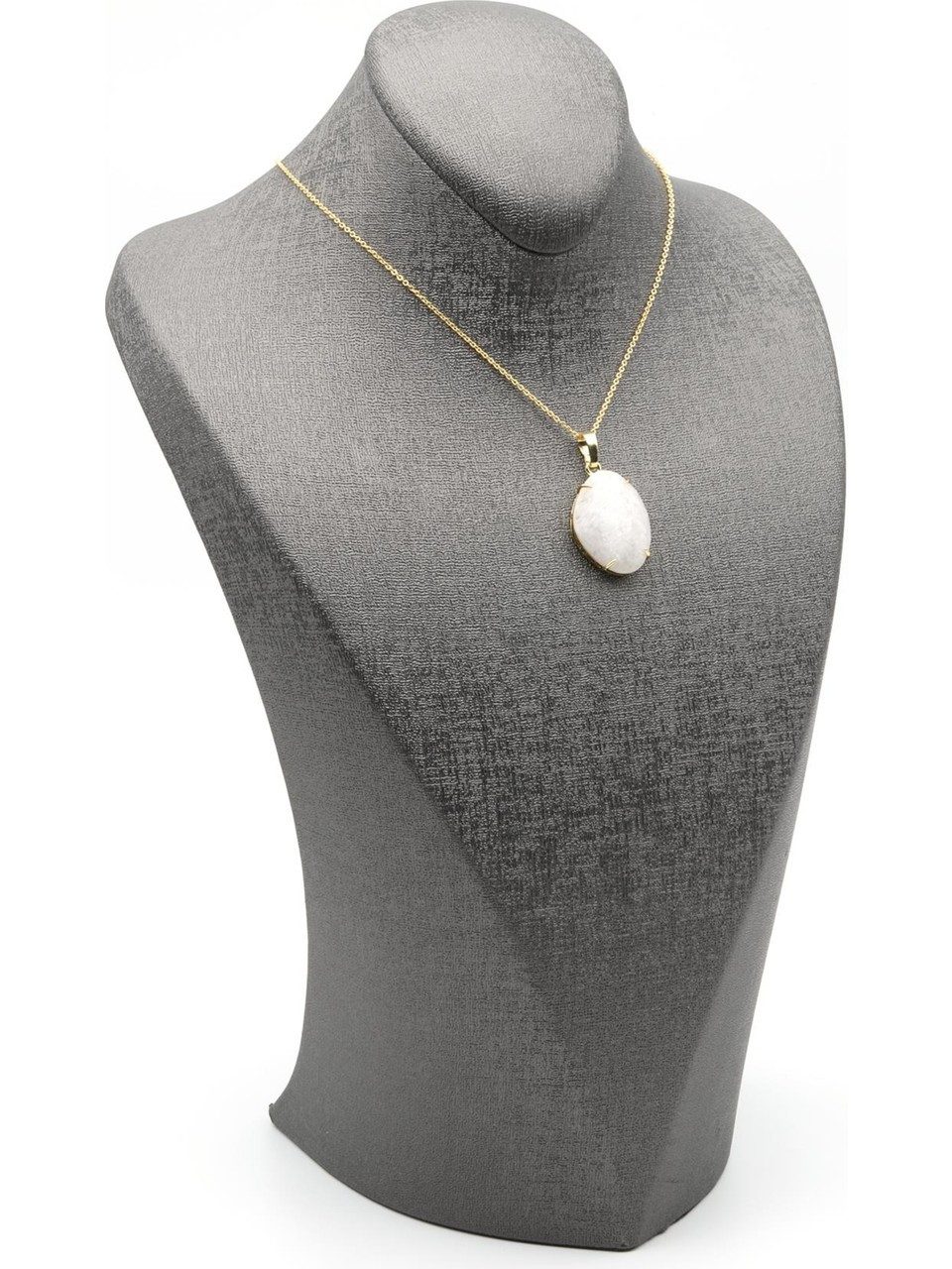 Nisan Kette und Anhänger Set, Mondstein Halskette Natürlicher Edelstein Anh günstig online kaufen