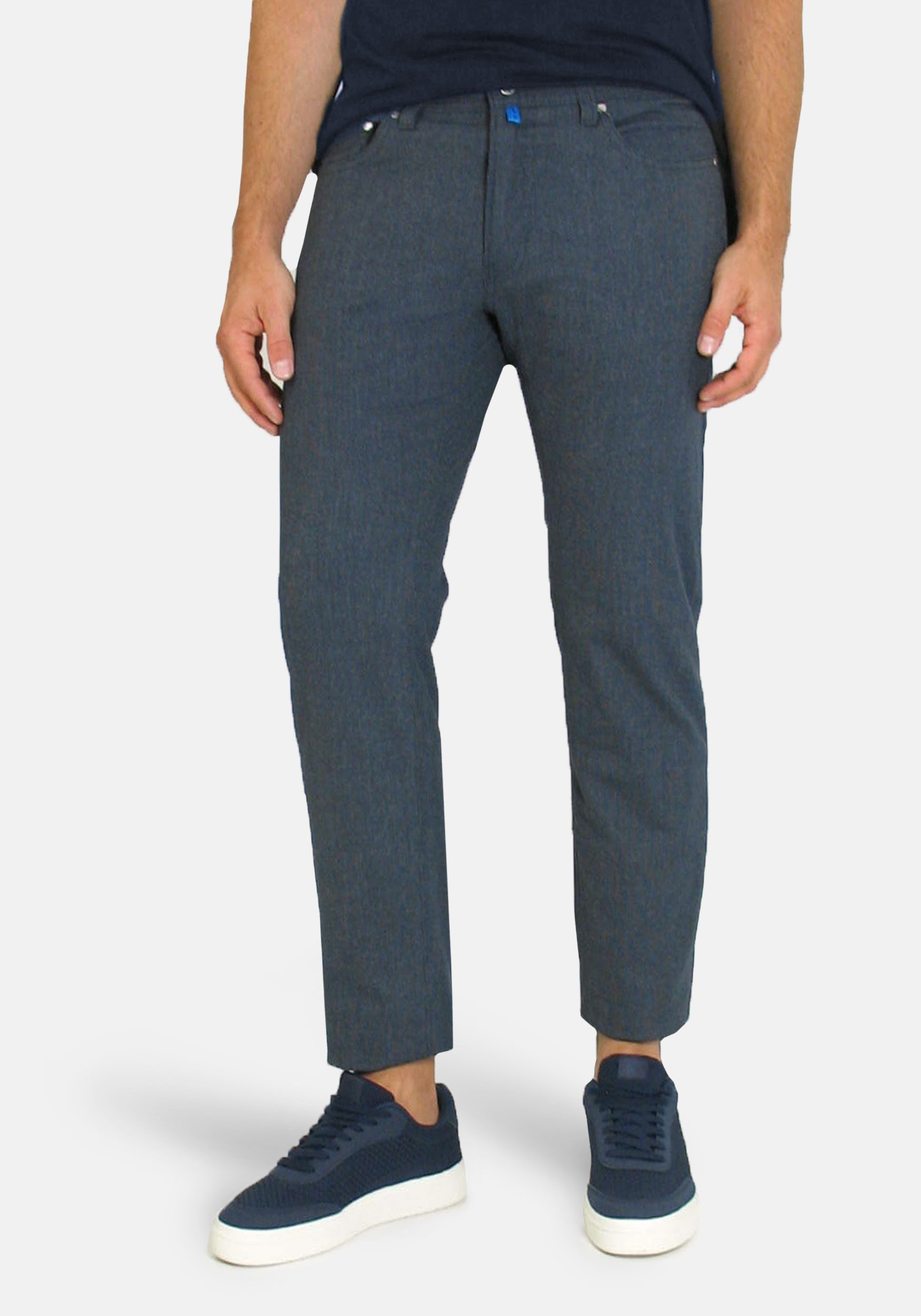 Pierre Cardin 5-Pocket-Hose LYON TAPERED Polyester-Viskose-Mix, günstig online kaufen