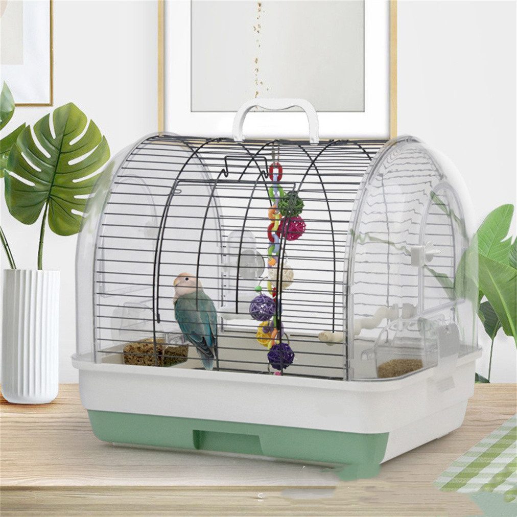 GarveeMore Vogelkäfig Haustierkäfig Panorama tragbarer Papagei günstig online kaufen