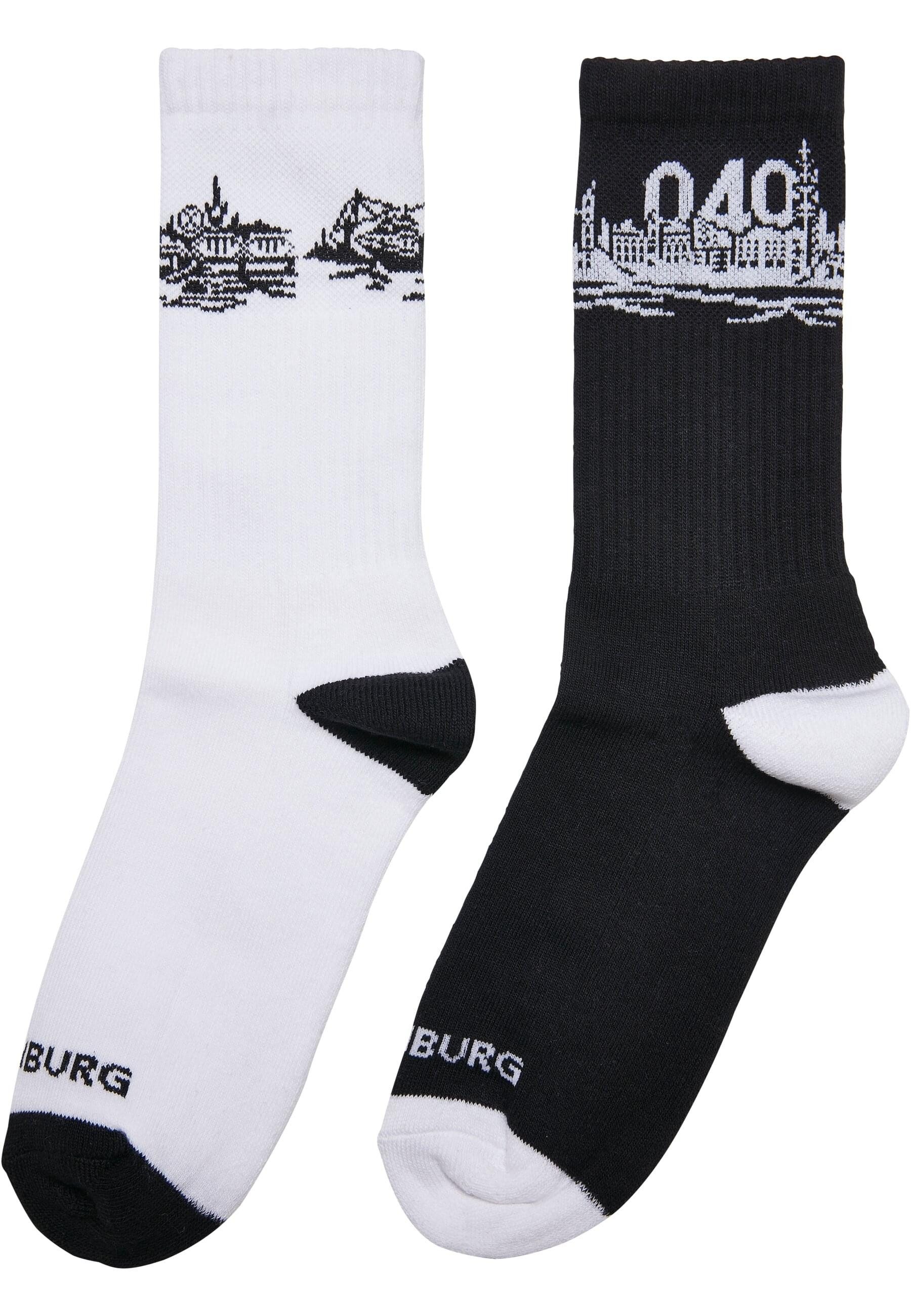 MisterTee Basicsocken MisterTee Unisex Major City 040 Socks 2-Pack (1-Paar)