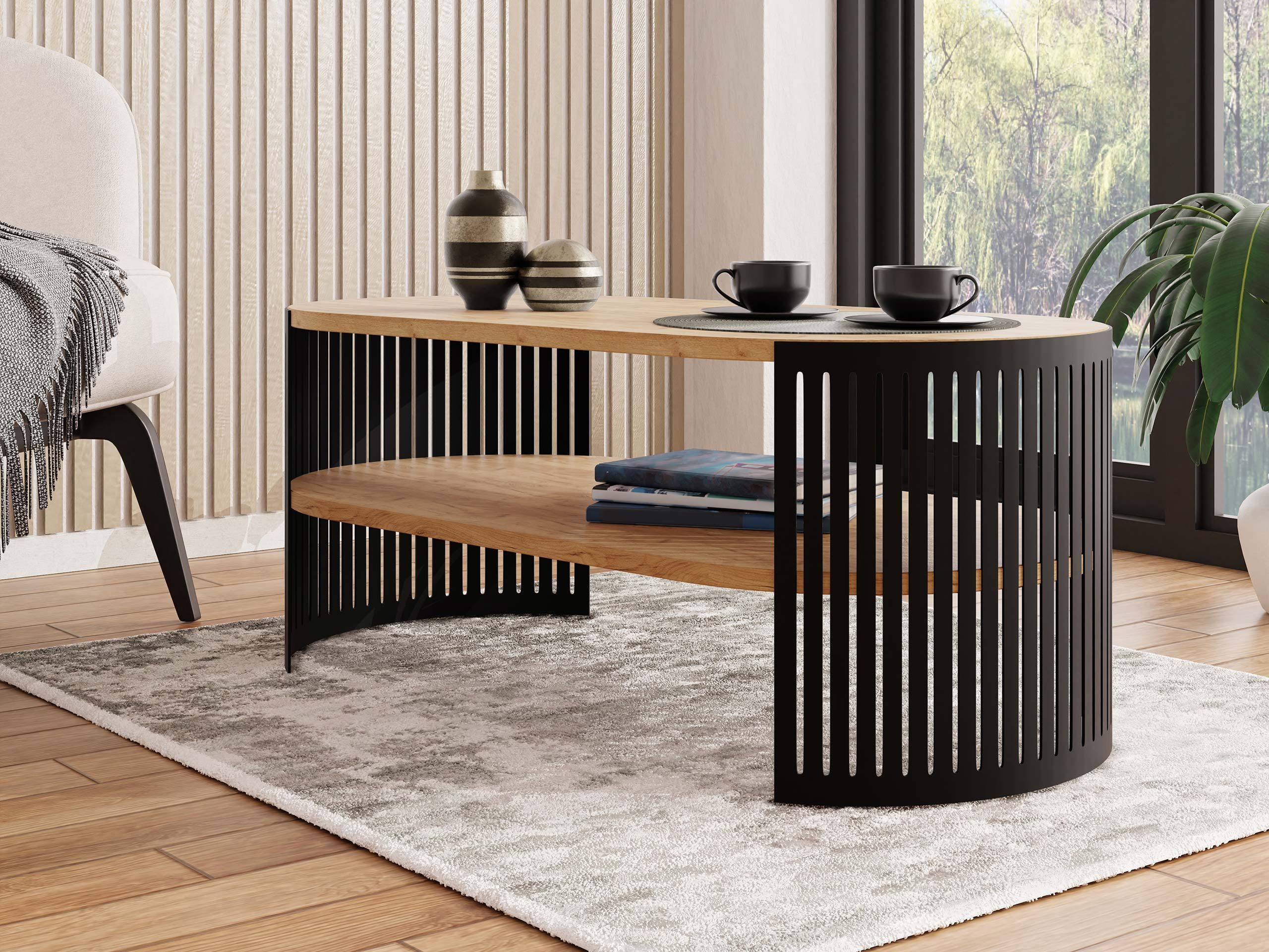 MIRJAN24 Couchtisch Fikoli Oval I (mit günstig online kaufen