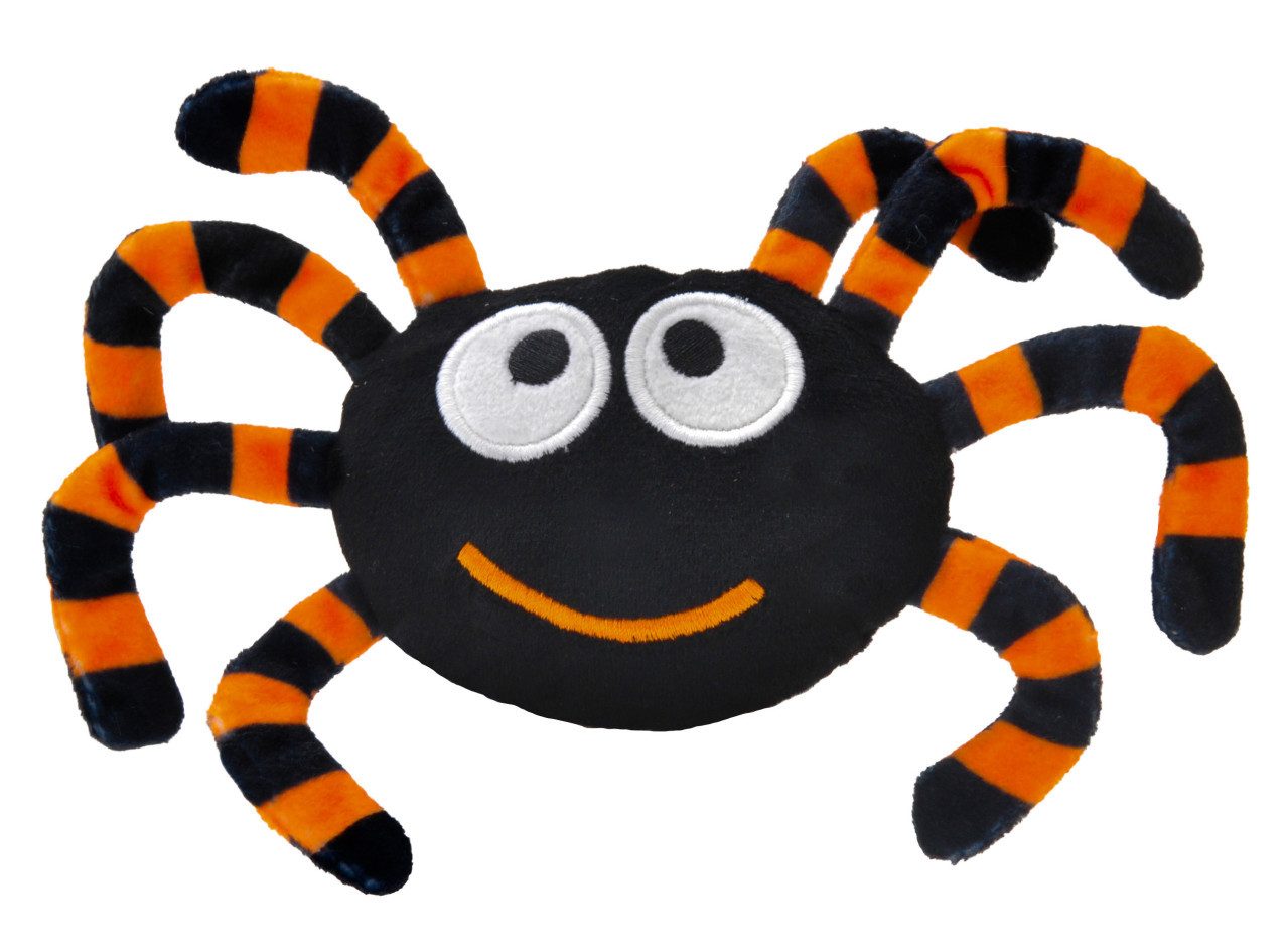 Aumüller Tierkuscheltier Aumüller Katzenspielzeug Spinne Thekla 18 cm, Sand