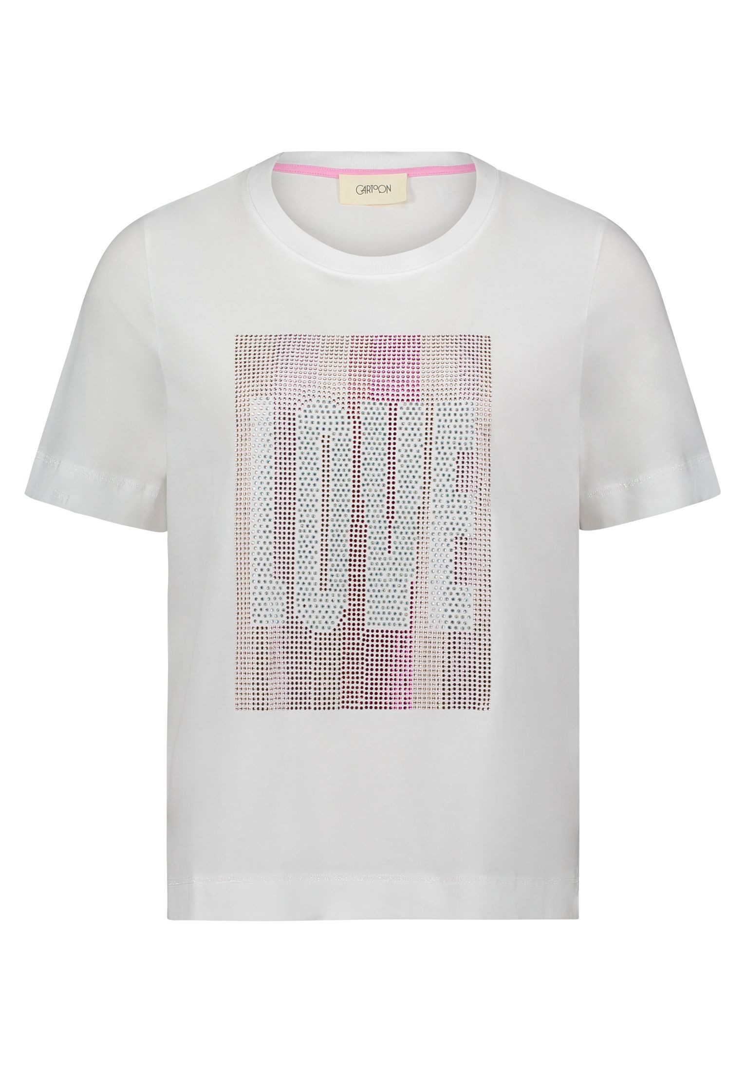 Kurzarmshirt Damen mit Rundhalsausschnitt