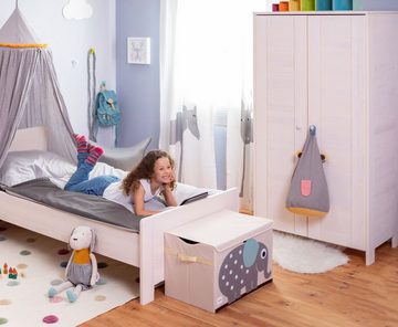 BioKinder - Das gesunde Kinderzimmer Kleiderschrank Niklas mit 1 flexiblen Regalboden und 1 flexiblen Kleiderstange