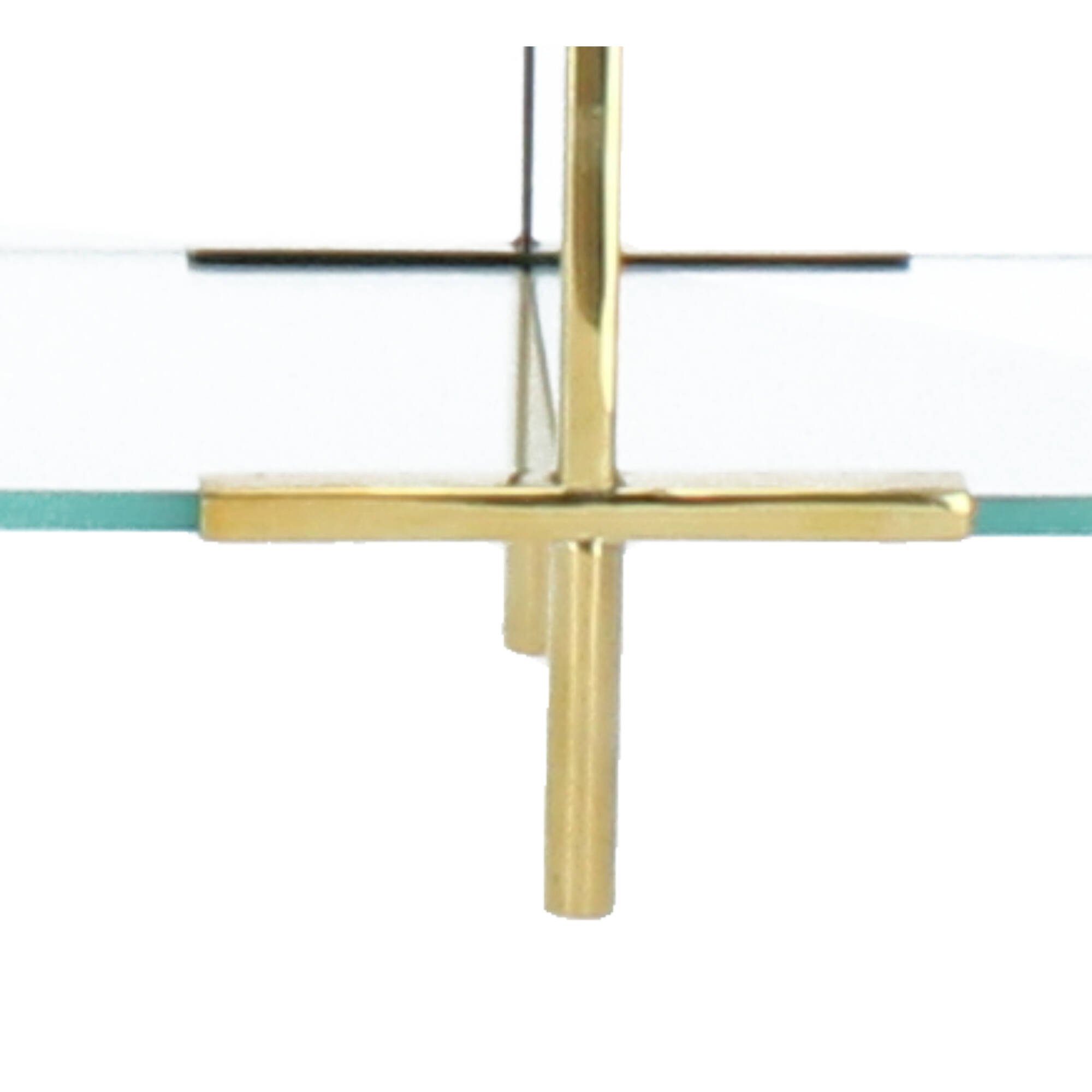 House Doctor Regal Display Regal Pure Messing Glas 60x28 cm 209920901