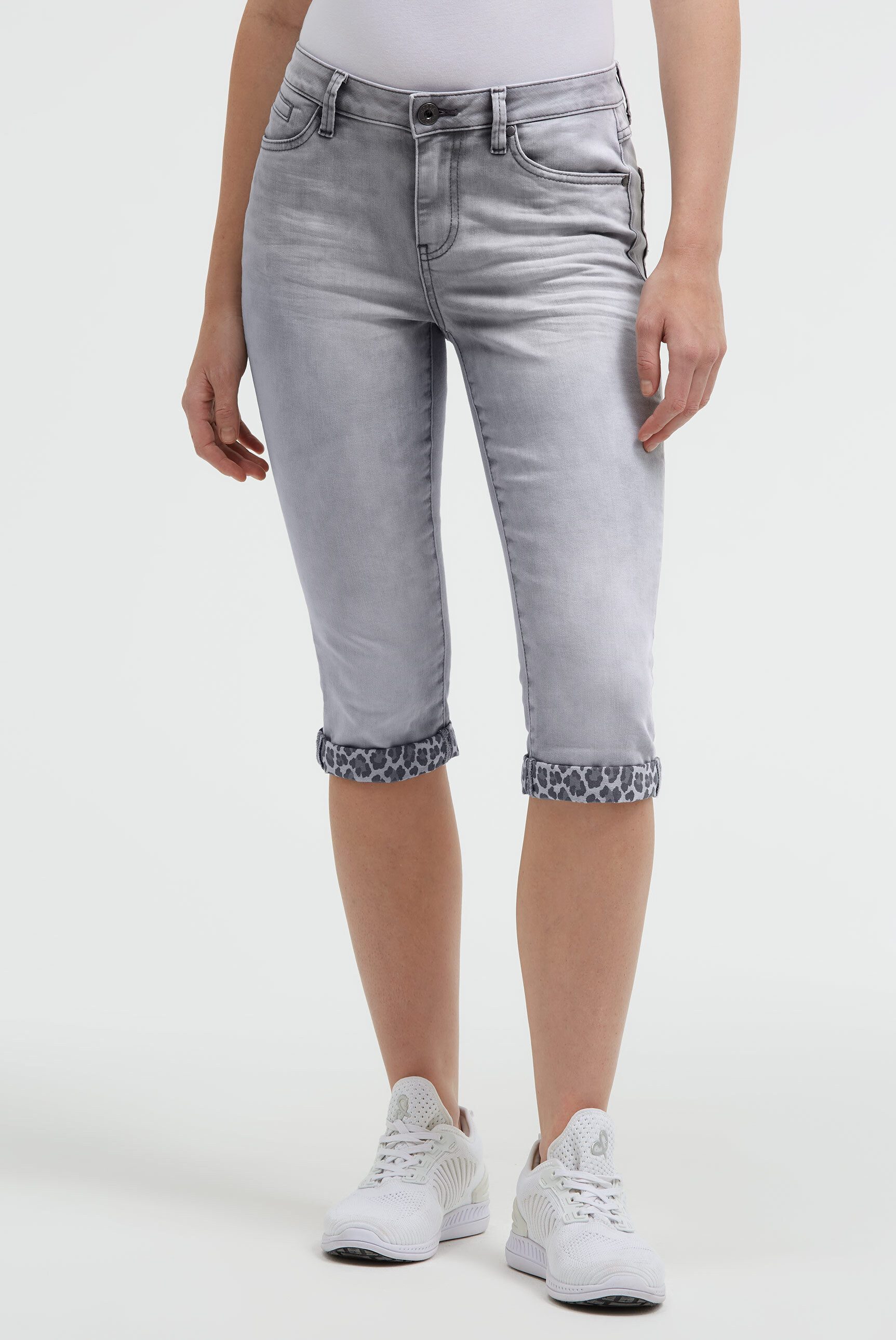 SOCCX Regular-fit-Jeans mit Turn-Up Saum
