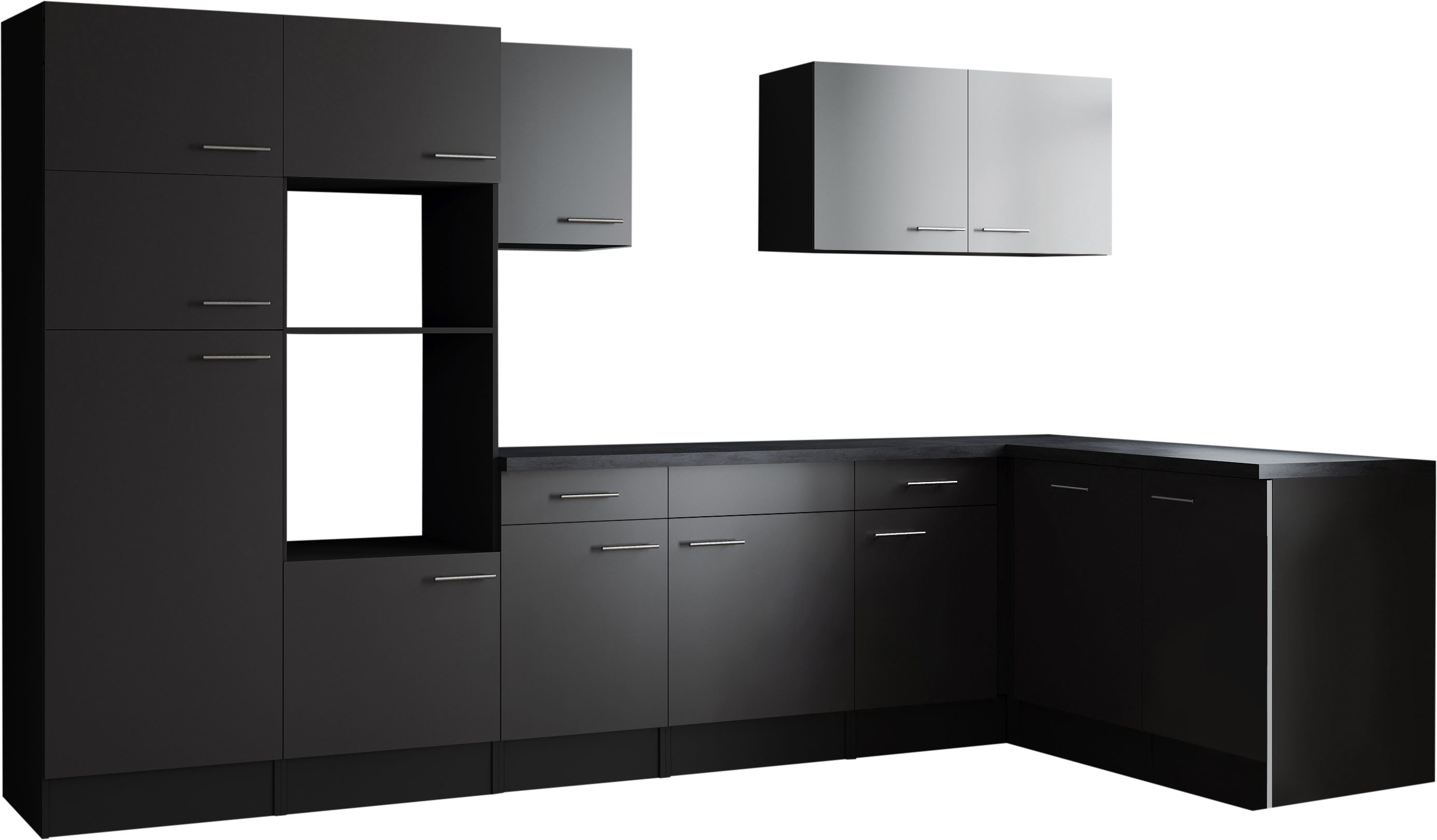 RESPEKTA Winkelküche Oliver, Breite 340 cm, 90 cm Arbeitshöhe, in exklusiver Konfiguration für OTTO