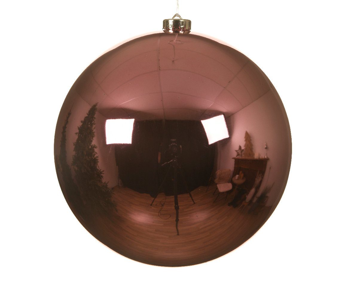 Lippenstiftrosa Decoris - Weihnachtsbaumkugel, decorations Stück Weihnachtskugeln Kunststoff 14cm season 1