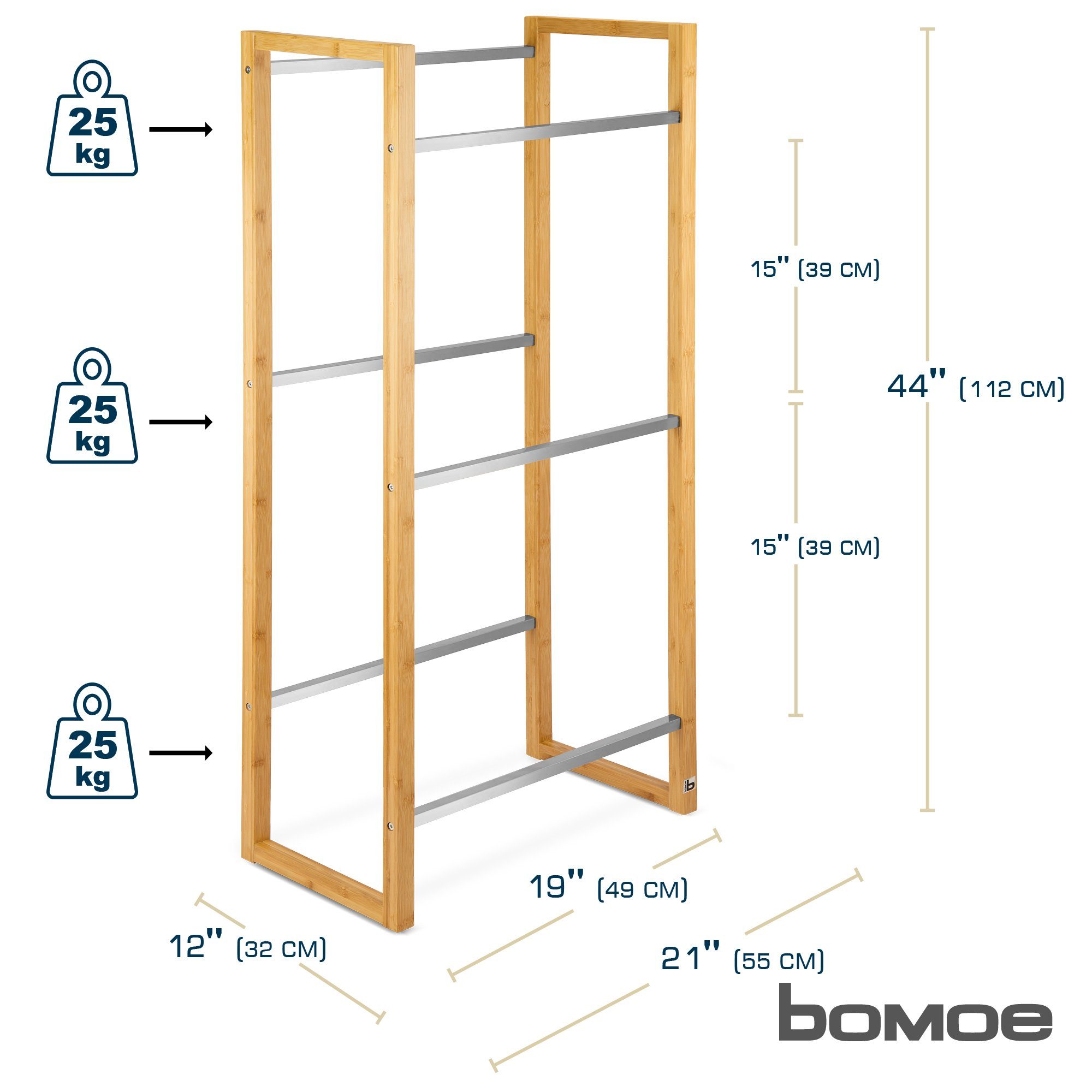 bomoe Regal Mattis, Getränkekistenregal, 55x32x112cm günstig online kaufen