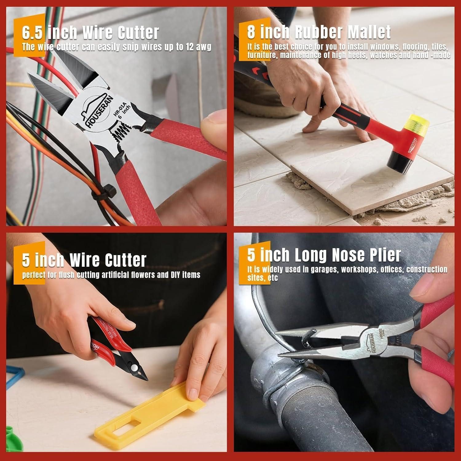 LuxusKollektion Zangenset Zangenset 8 tlg. Werkzeugset mit