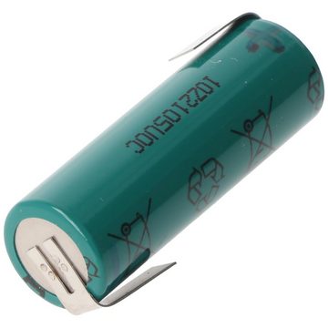 Sanyo 4/5AA NiMH Akku FDK 1,2 Volt 1100mAh mit Lötfahnen Z-Form, Industriea Akku 1100 mAh (1,2 V)