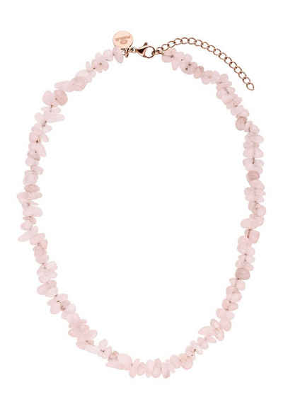 Purelei Kette ohne Anhänger Rose Quartz, aus natürlichem Rosenquarz