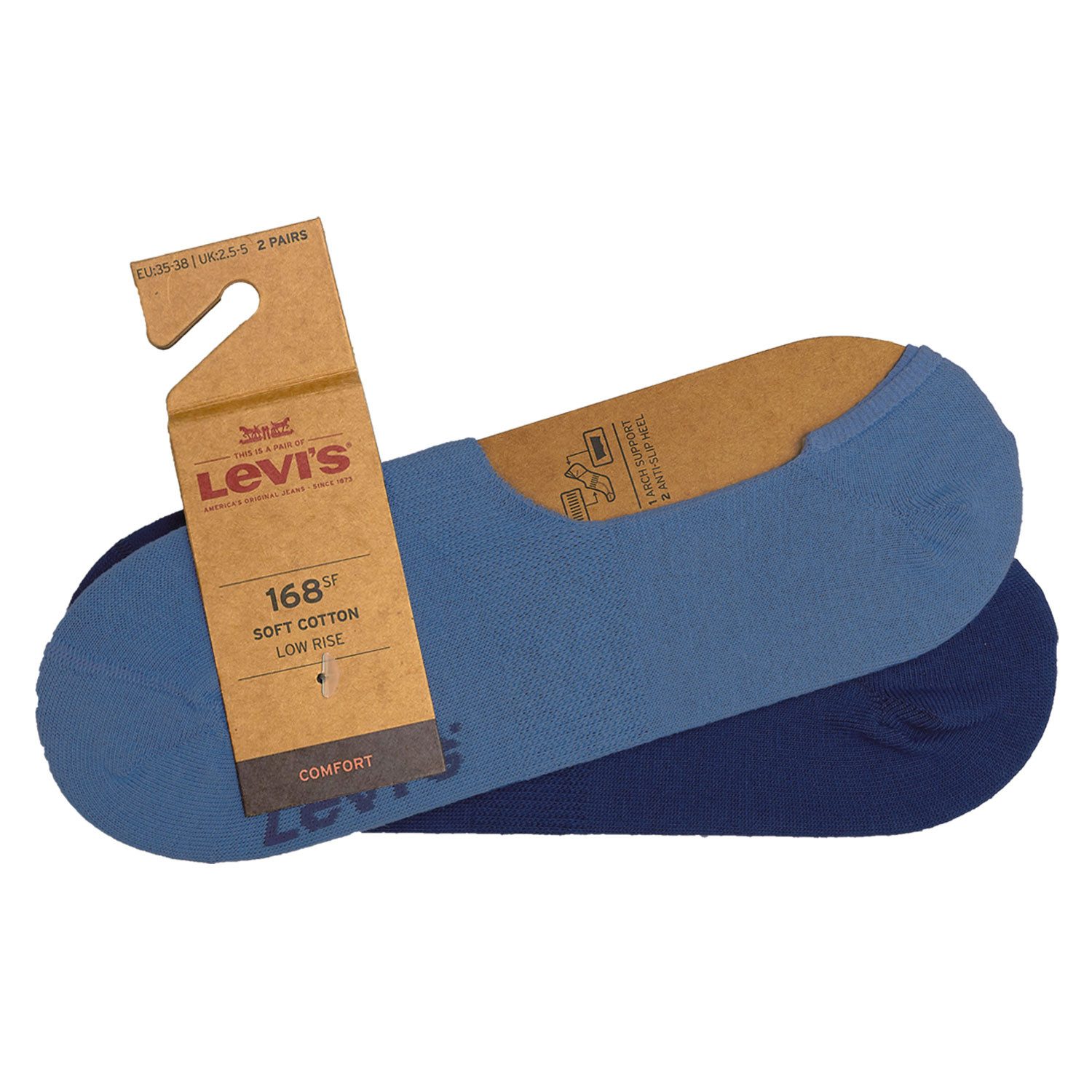 Levi's® Socken (2-Paar) unsichtbar im Schuh günstig online kaufen
