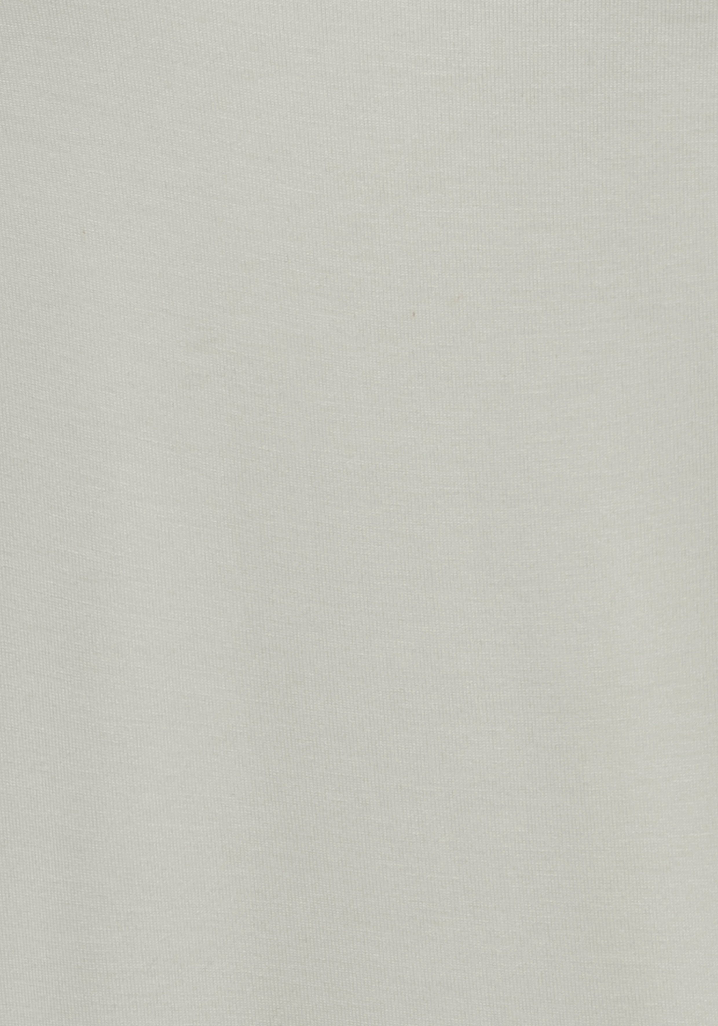 schwarz, (2er-Pack) 3/4-Arm-Shirt Vivance elastischem mit creme Saumabschluss