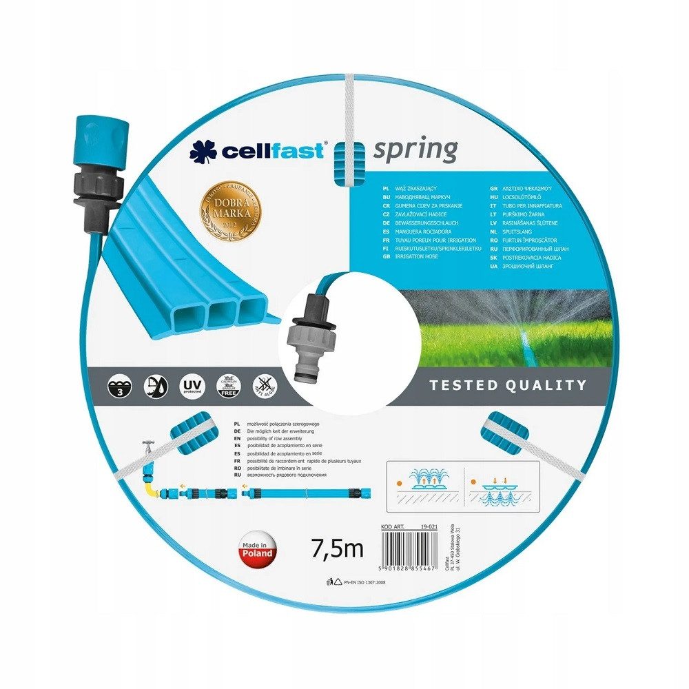 Cellfast Pflanzkübel Cellfast Sprühschlauch SPRING 1/2" 7,5 m