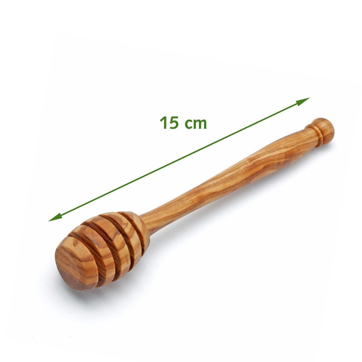 NATUREHOME Esslöffel DESIGN Honiglöffel Olivenholz, 15 cm