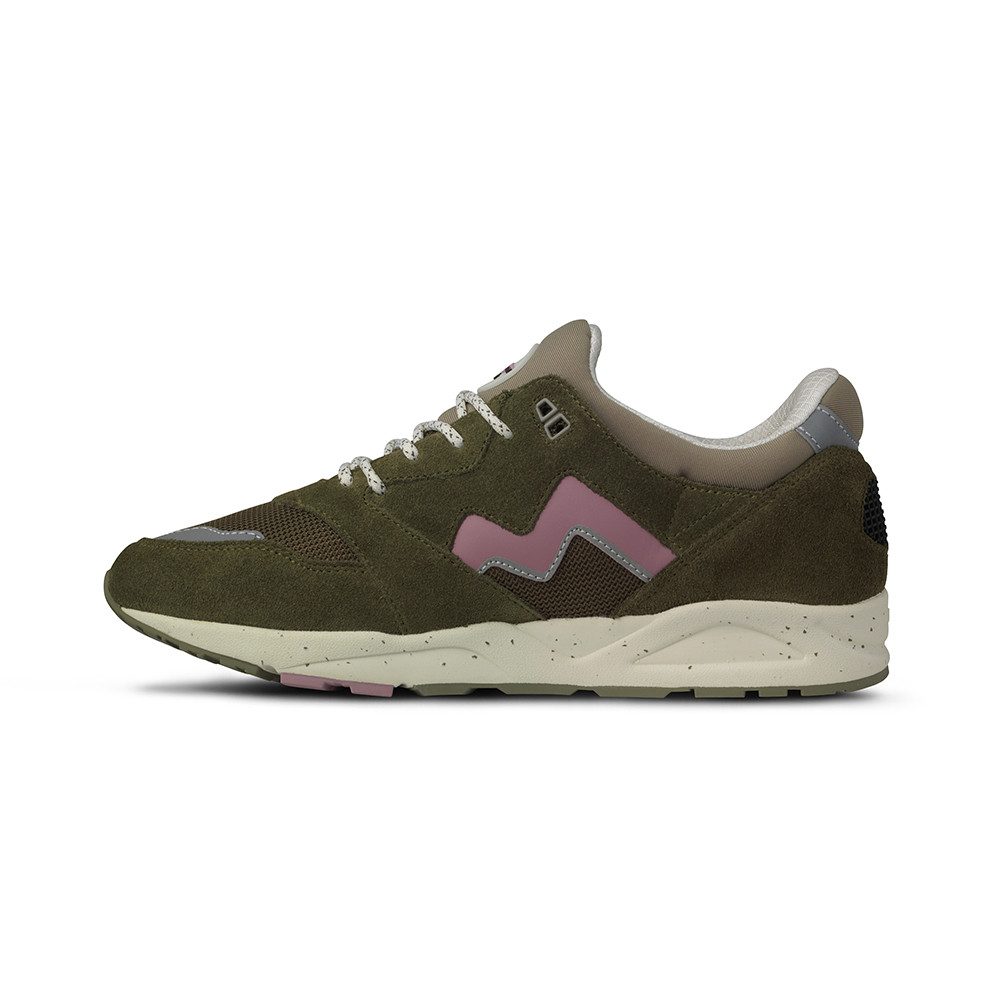 KARHU Karhu Aria 95 Herren Sneaker Retro-Schuh Olivgrün Lila (Beech/Lilas) Sneaker