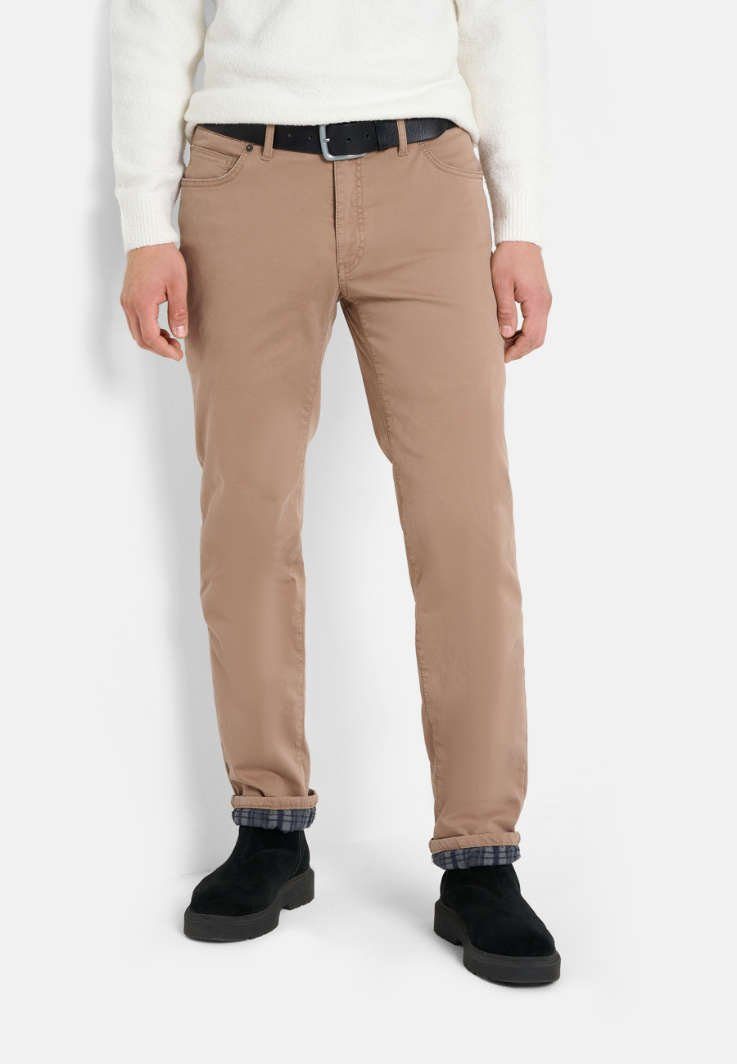 Brax 5-Pocket-Hose Style CADIZ TT cappuccino