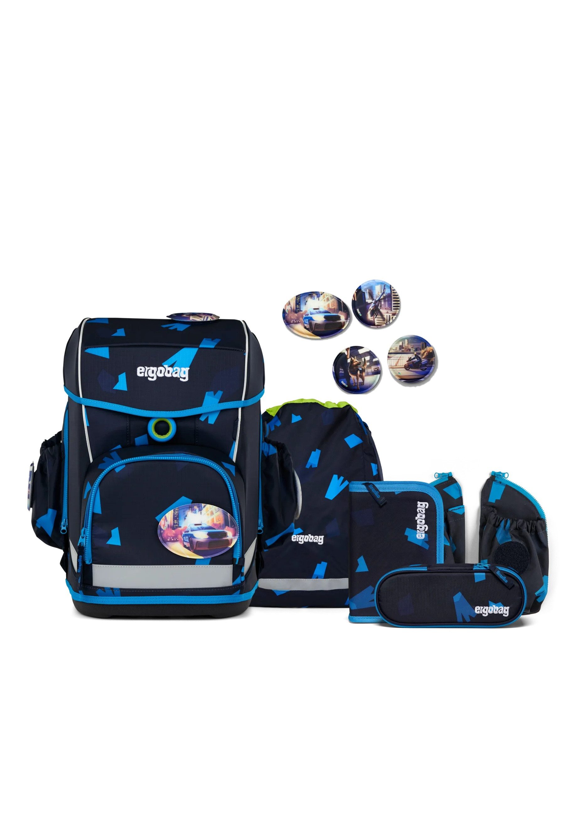 ergobag Ранцы cubo light Set (6-tlg., 5-teiliges Set)