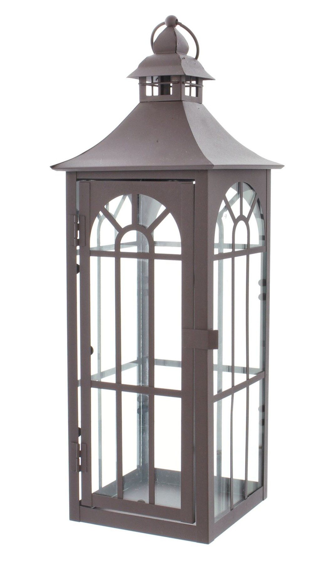 Dekoleidenschaft Kerzenlaterne große Laterne aus Metall & Glas 45cm hoch, G günstig online kaufen