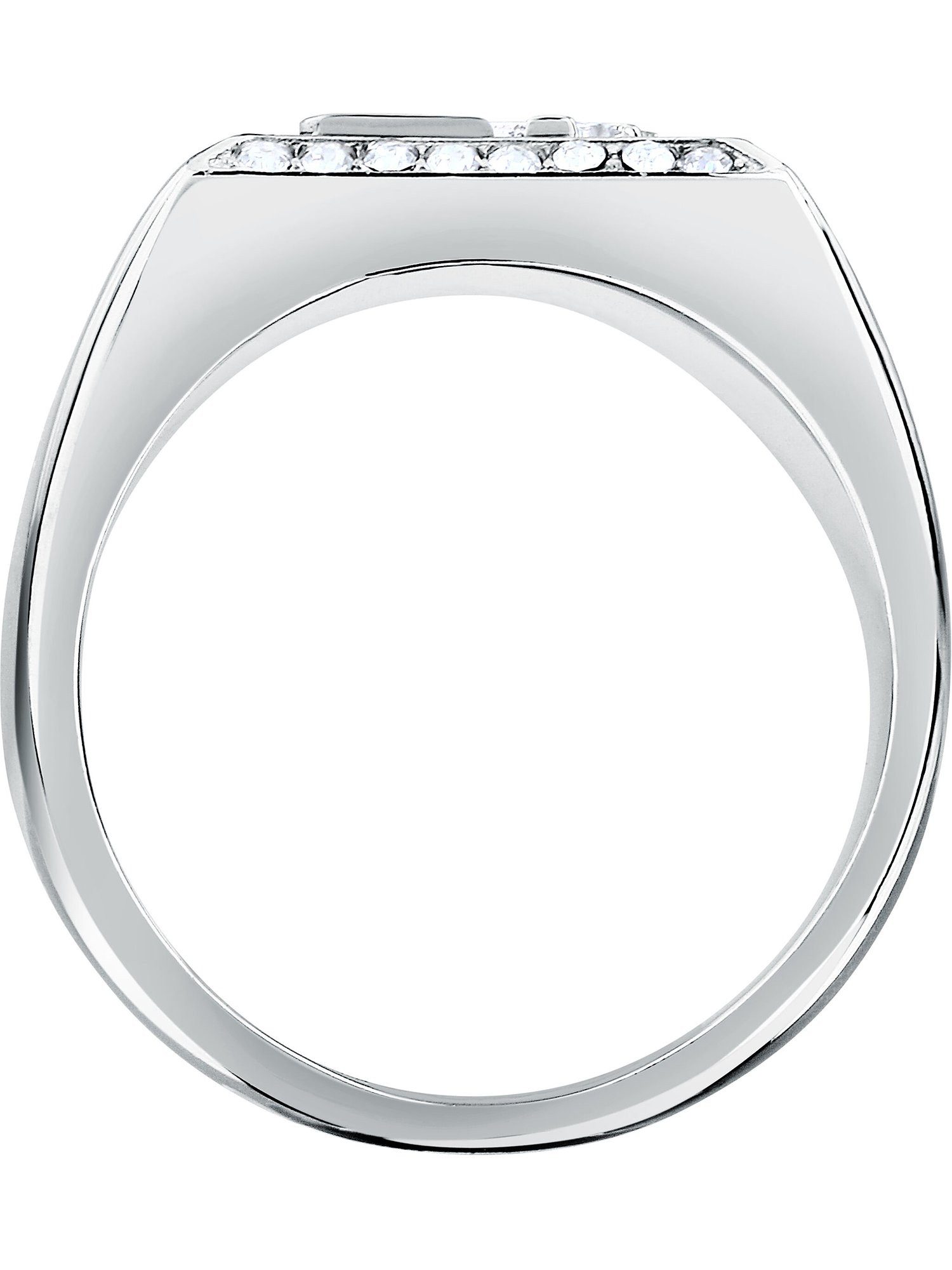 KARL LAGERFELD Fingerring Karl Lagerfeld Damen-Damenring Edelstahl Kristall, Kristall