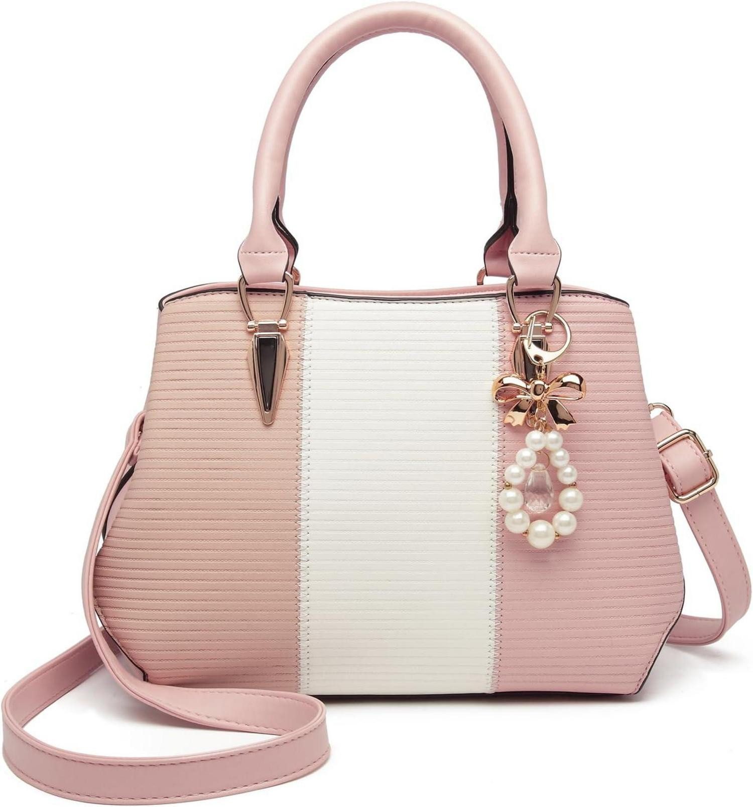 Handtasche Damen Handtasche Mittelgroß Multicolor Henkeltasche Elegant
