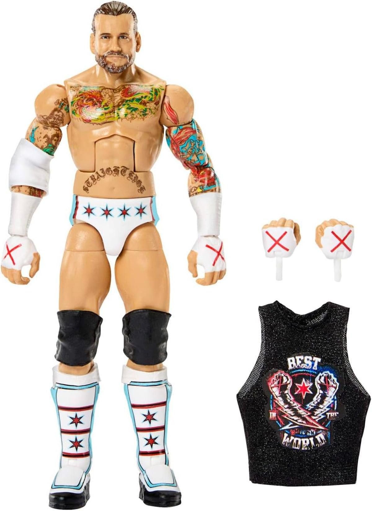 Mattel® Actionfigur Mattel WWE Elite Actionfigur + Zubehör Greatest Hits 2025 Punk JHT46