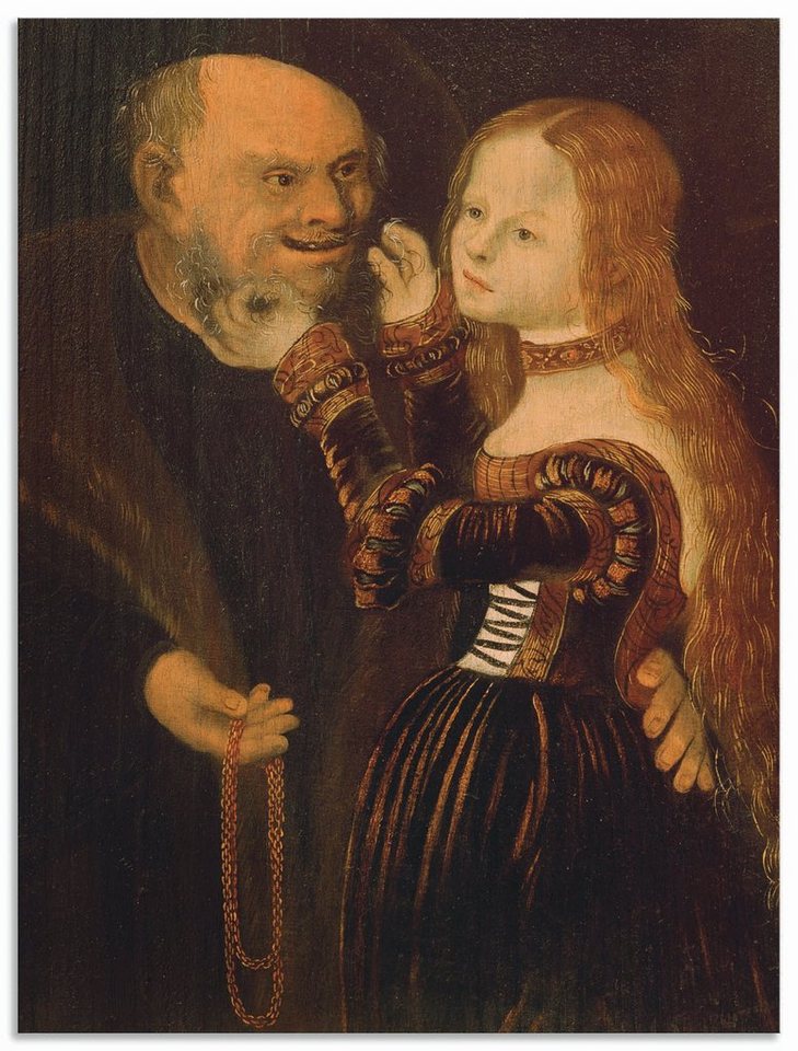 Artland Wandbild Ungleiches Paar, Bilder von Liebespaaren (1 St), als  Alubild, Leinwandbild, Wandaufkleber oder Poster in versch. Größen
