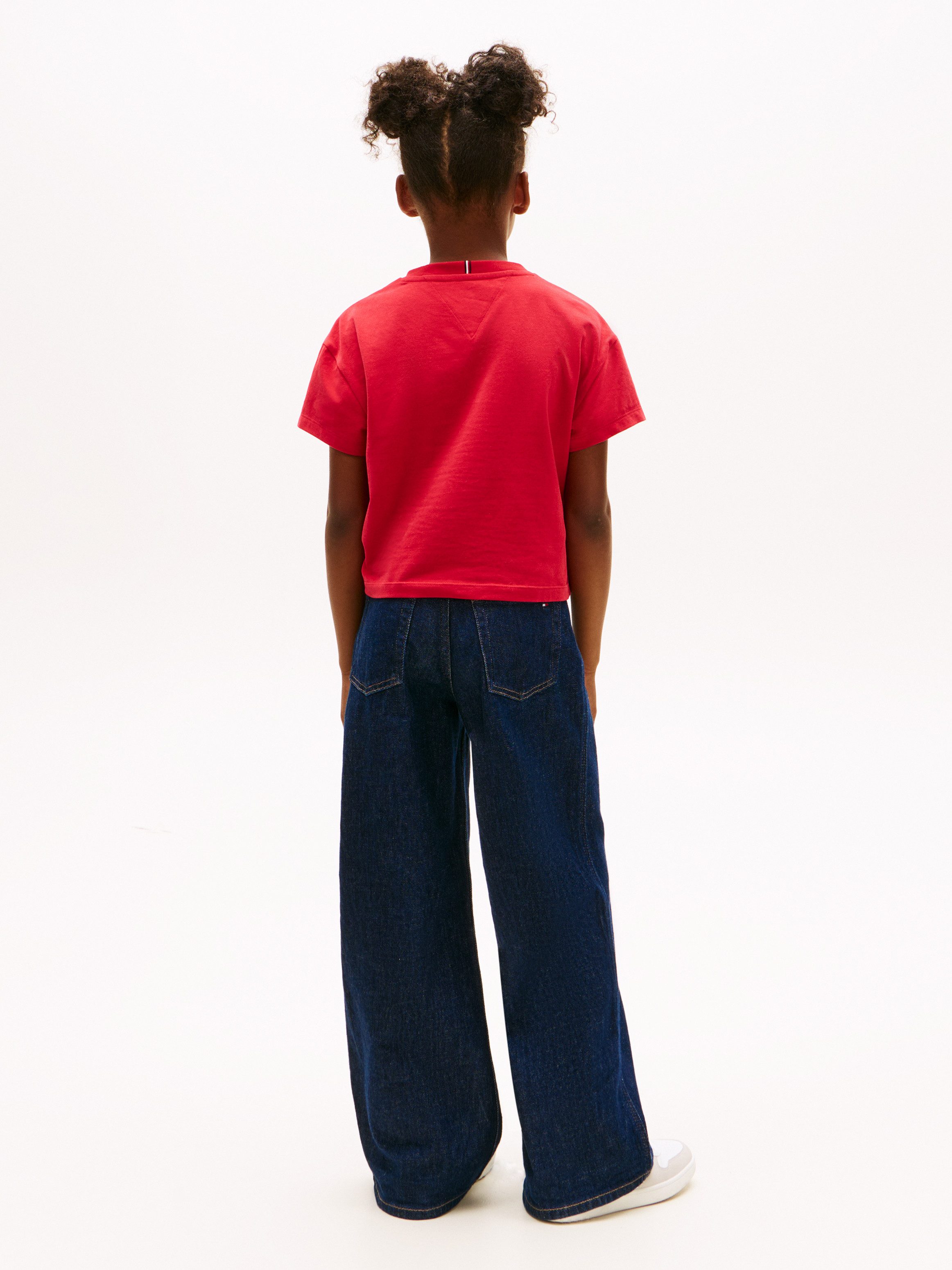 Tommy Hilfiger T-Shirt Kinder bis 16 Jahre, mit Rundhalsausschnitt – Bild 5 von 5