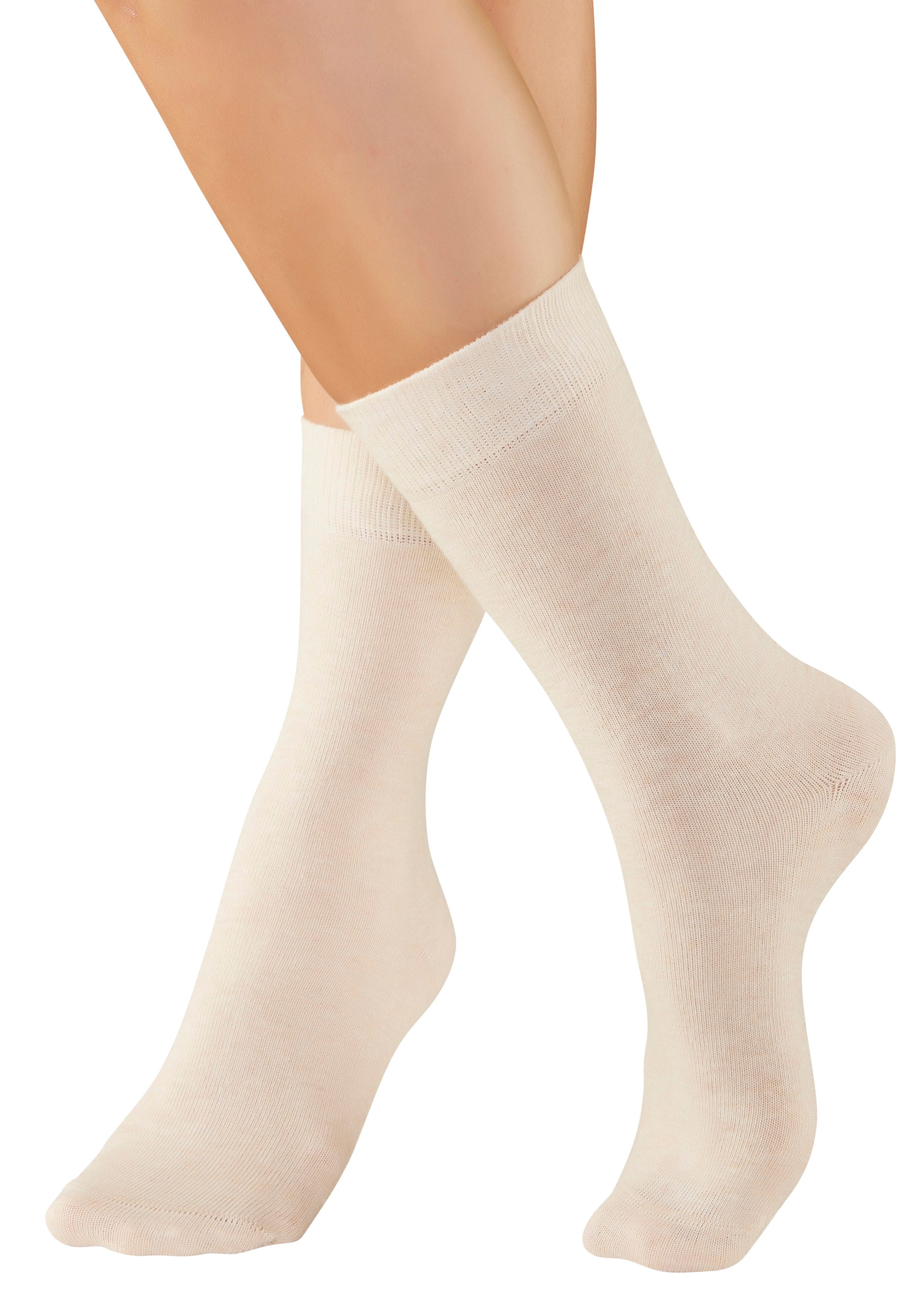 H.I.S Freizeitsocken (Packung, 10-Paar) mit weichen Rippbündchen