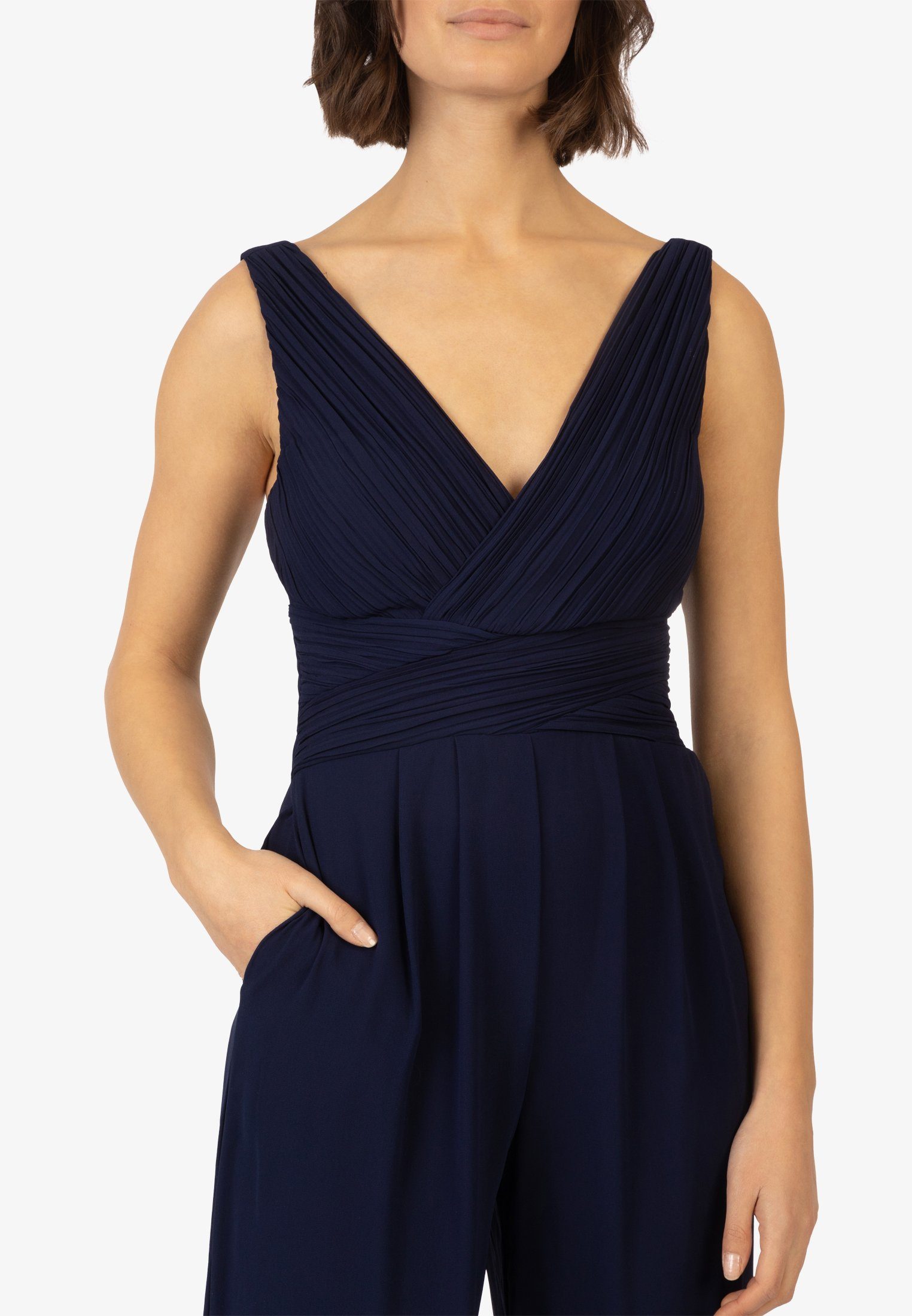 Apart Jumpsuit aus edlem Chiffon