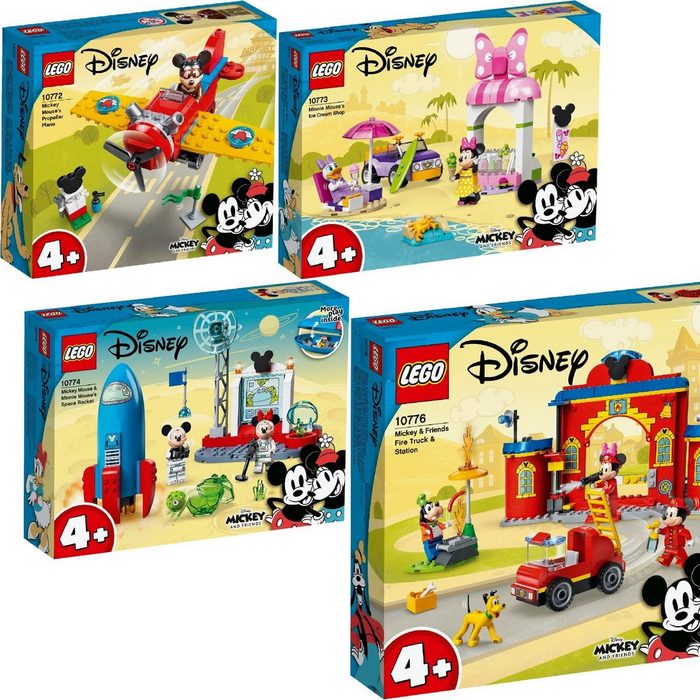 LEGO® Konstruktions-Spielset Mickey and Friends 4er Set: 10772 Mickey Mouse's P