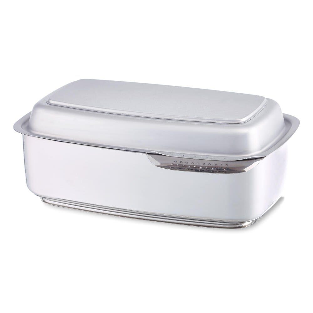 Fissler Bräter Magic Edition Multi-Bräter 7 L, Edelstahl, Multifunktionsdeckel