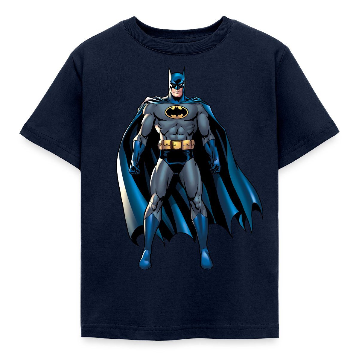 Spreadshirt T-Shirt DC Comics Batman Pose Klassisch Kinder T-Shirt (1-tlg)