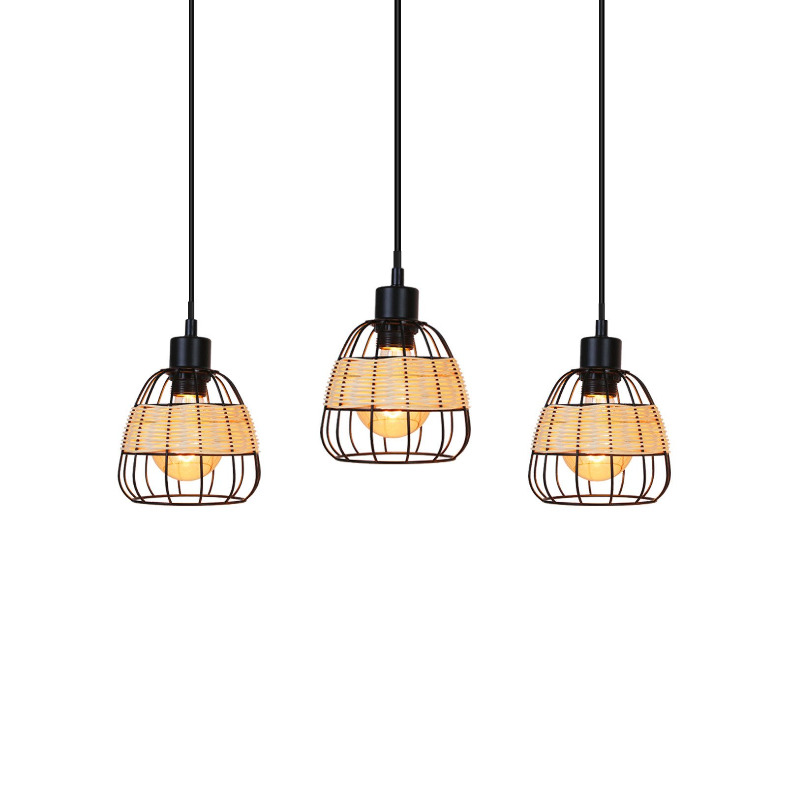 ZMH Pendelleuchte Pendellampe Vintage E27 Esstischlampe günstig online kaufen