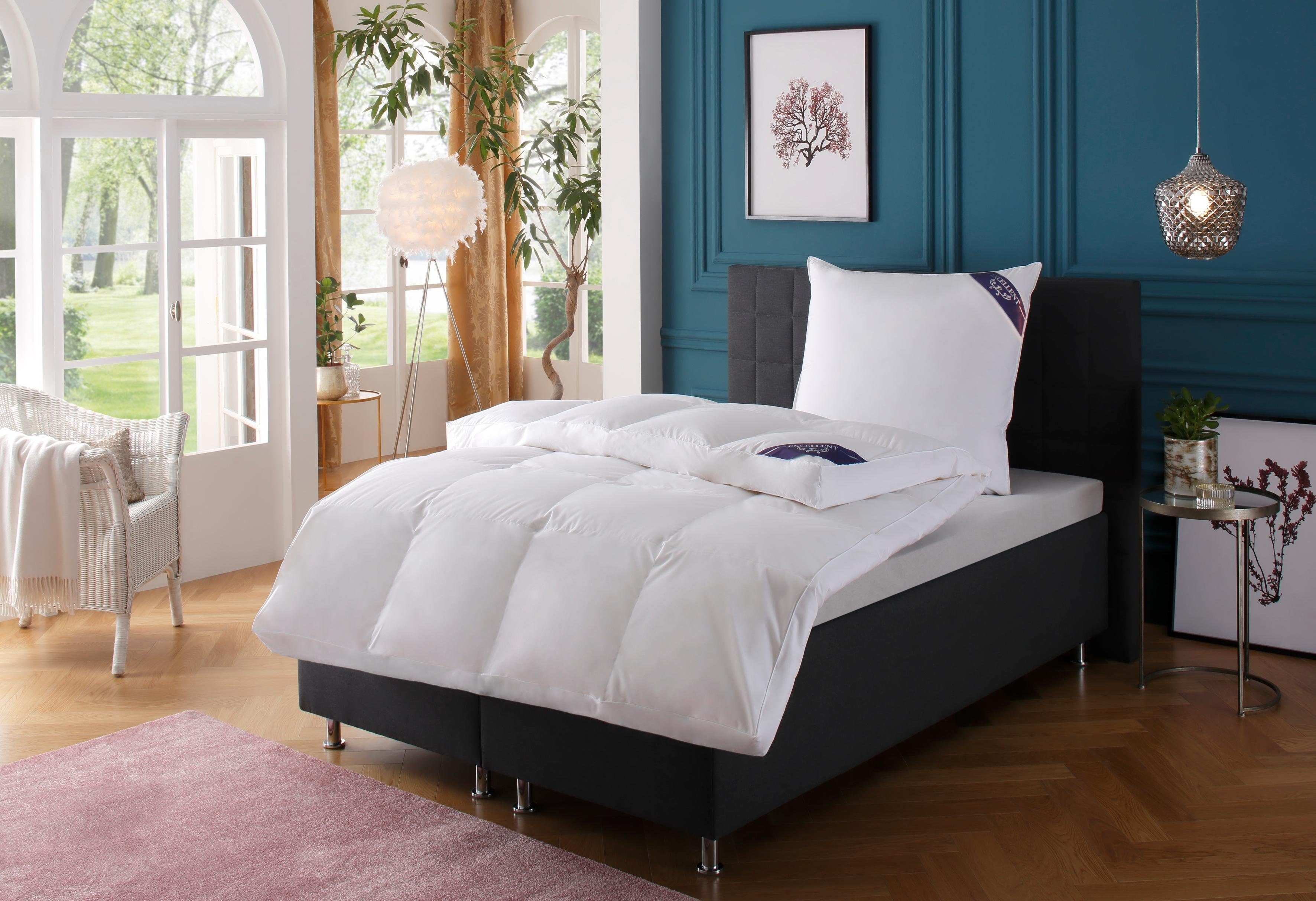 Excellent Daunenbettdecke + Federkissen Bettdecken-Set Zürich, günstig online kaufen