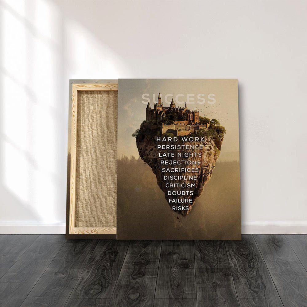 pure Modernes Rahmen Motivation Wandbild von Englisch, ohne DOTCOMCANVAS® für Leinwandbild, Lebensenergie