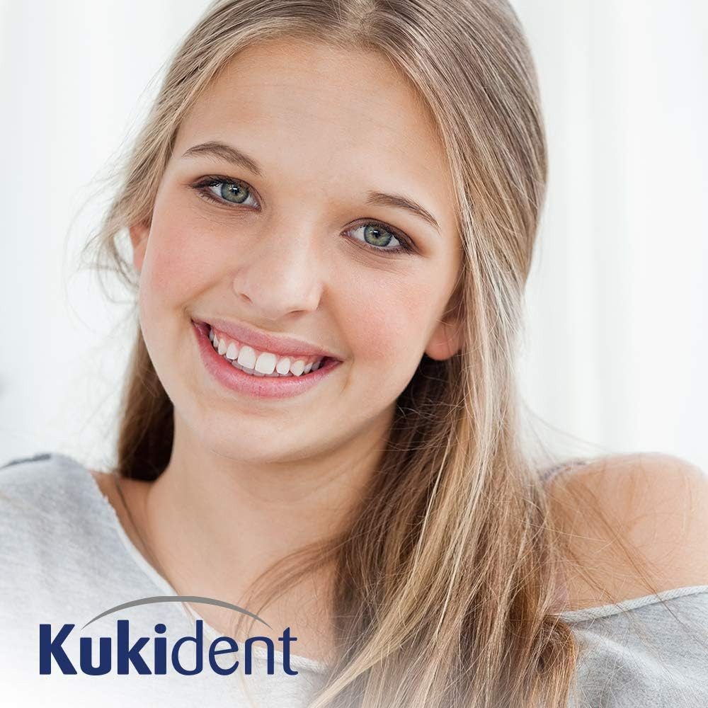 Kukident Kukis Zahnspangenreiniger Reinigungstabletten (60-St. Entfernt 99,9% der Bakterien - mit Eukalyptus- & Mentholfrische)