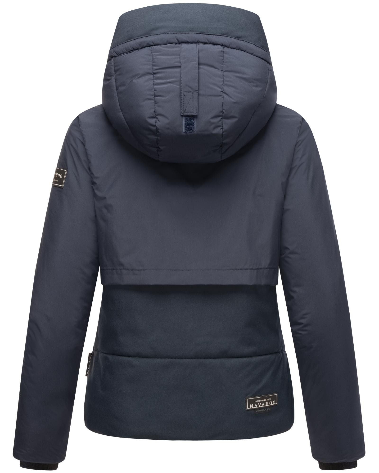 Navahoo Steppjacke Liebesküken XIV modische Damen Winterjacke mit Fleece-Innenfutter