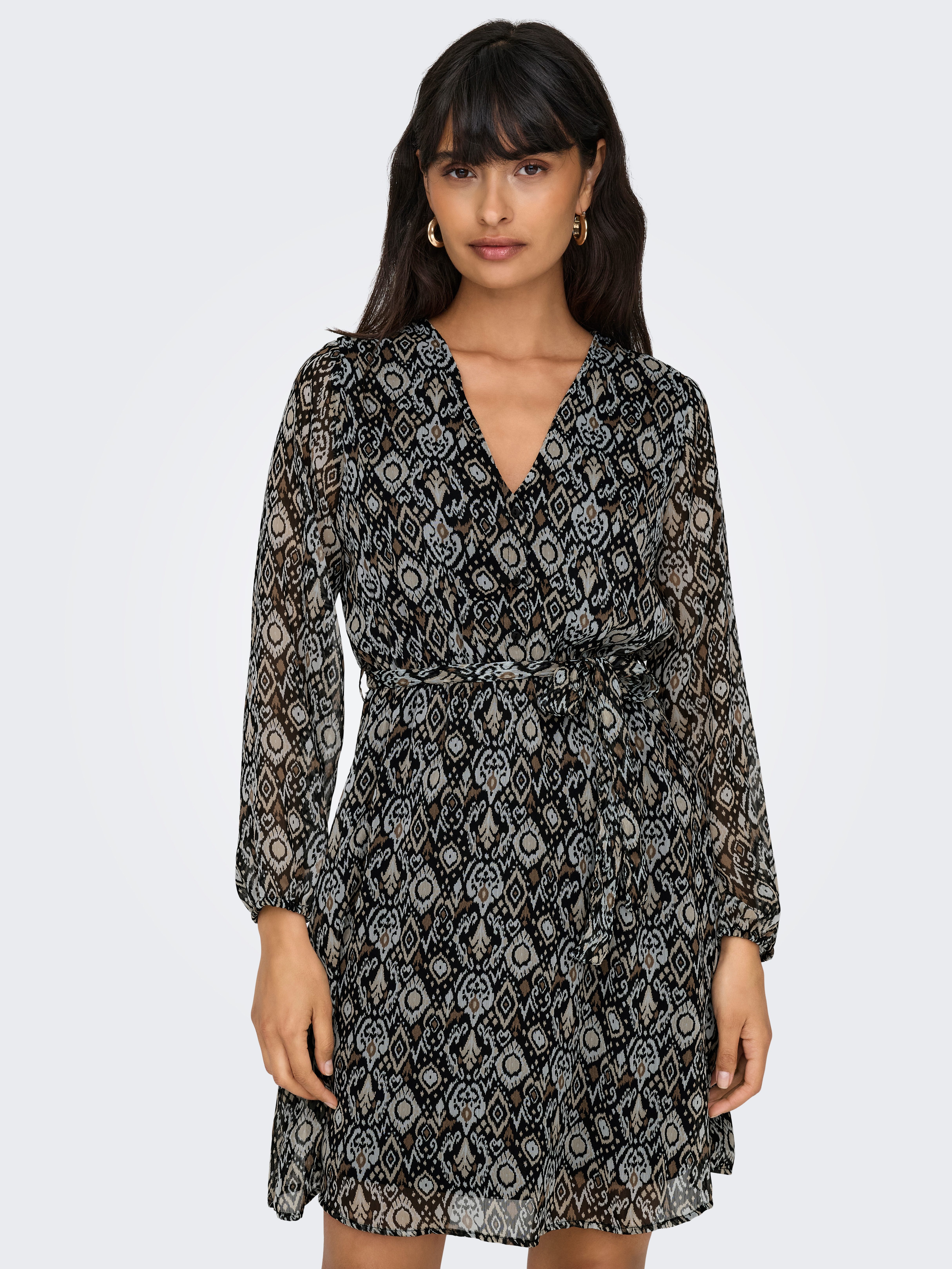 ONLY Druckkleid ONLCERA 3/4 SHORT DRESS WVN NOOS Sommerkleid günstig online kaufen