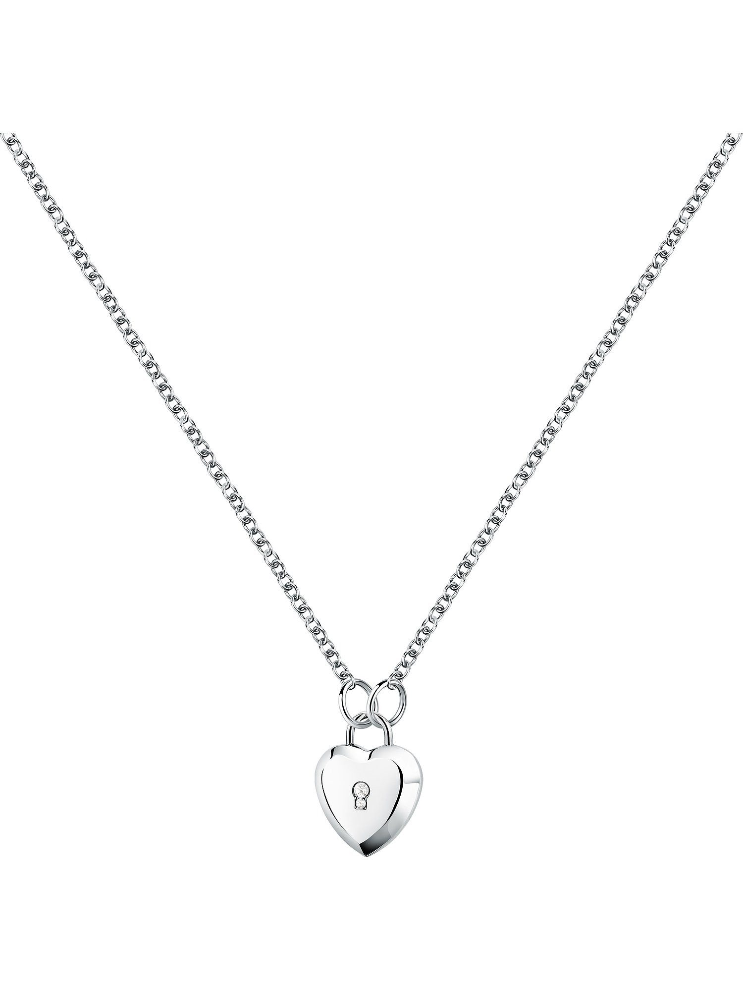 KARL LAGERFELD Collier Karl Lagerfeld Damen-Kette Edelstahl 2 Kristall günstig online kaufen