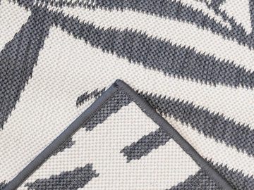 Outdoorteppich REVERSO - PalmTree - Grau - 200x280cm - Indoor- & Outdoorteppich, Primaflor-Ideen in Textil, Rechteckig, Höhe: 5 mm