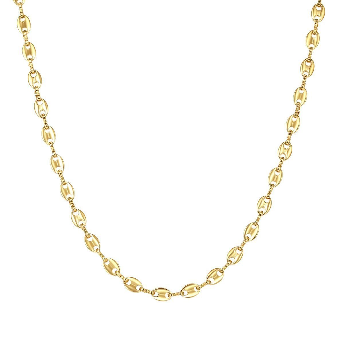 Hey Happiness Edelstahlkette Damen Maritim, Ovale günstig online kaufen