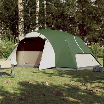 vidaXL Vorzelt Campingzelt 8 Personen Grün 360x430x195 cm 190T Taft