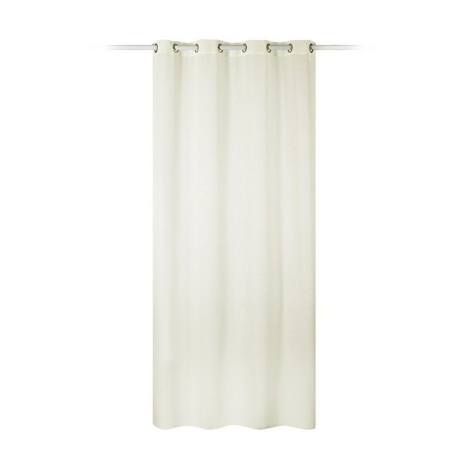 Vorhang Gardine halbtransparent 140x245cm Vorhang mit Ösen Ösenschal,  JEMIDI, (1 St), Halbtransparenter Ösenvorhang - 140x245cm aus 100% Polyester