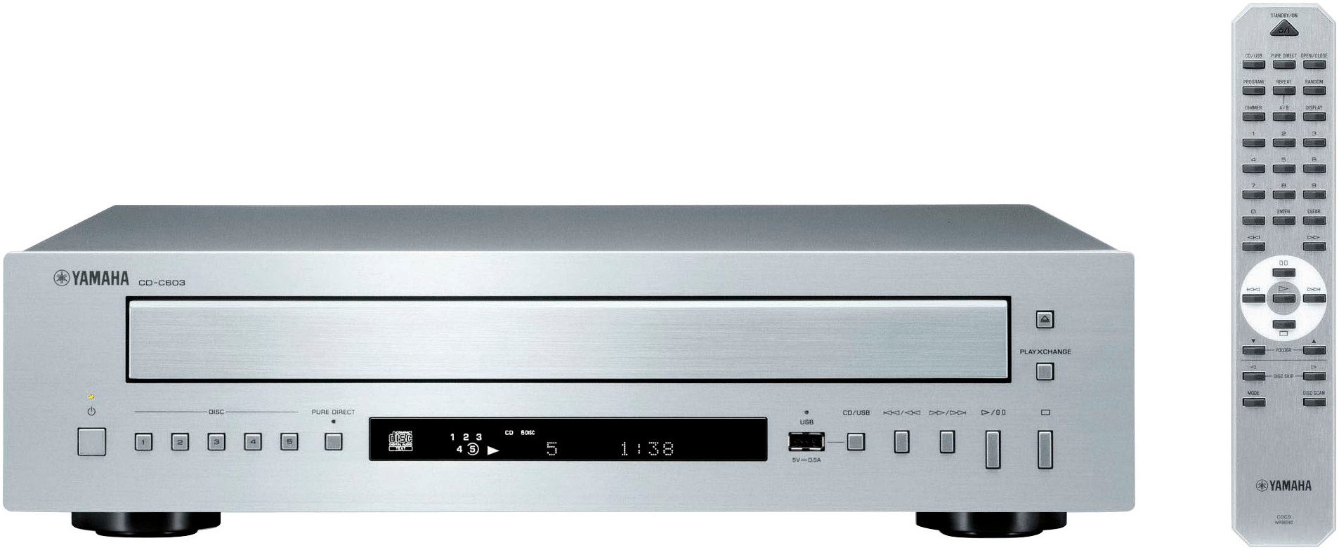 CD-C603 - 5-Fach CD-Wechsler mit Play X Change CD-Player