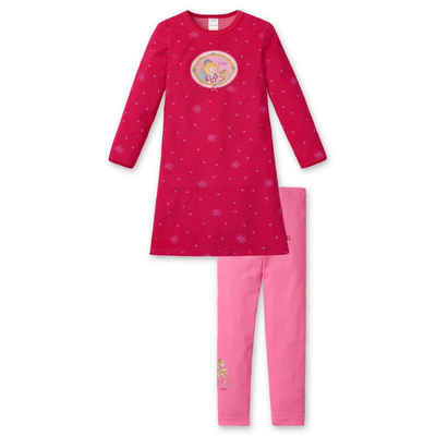 Schiesser Nachthemd »Prinzessin Lillifee« (Set, Set) Mädchen Schlafanzug, Sleepshirt, Nachthemd Frottee + Leggings, mit Lillifee Motiv